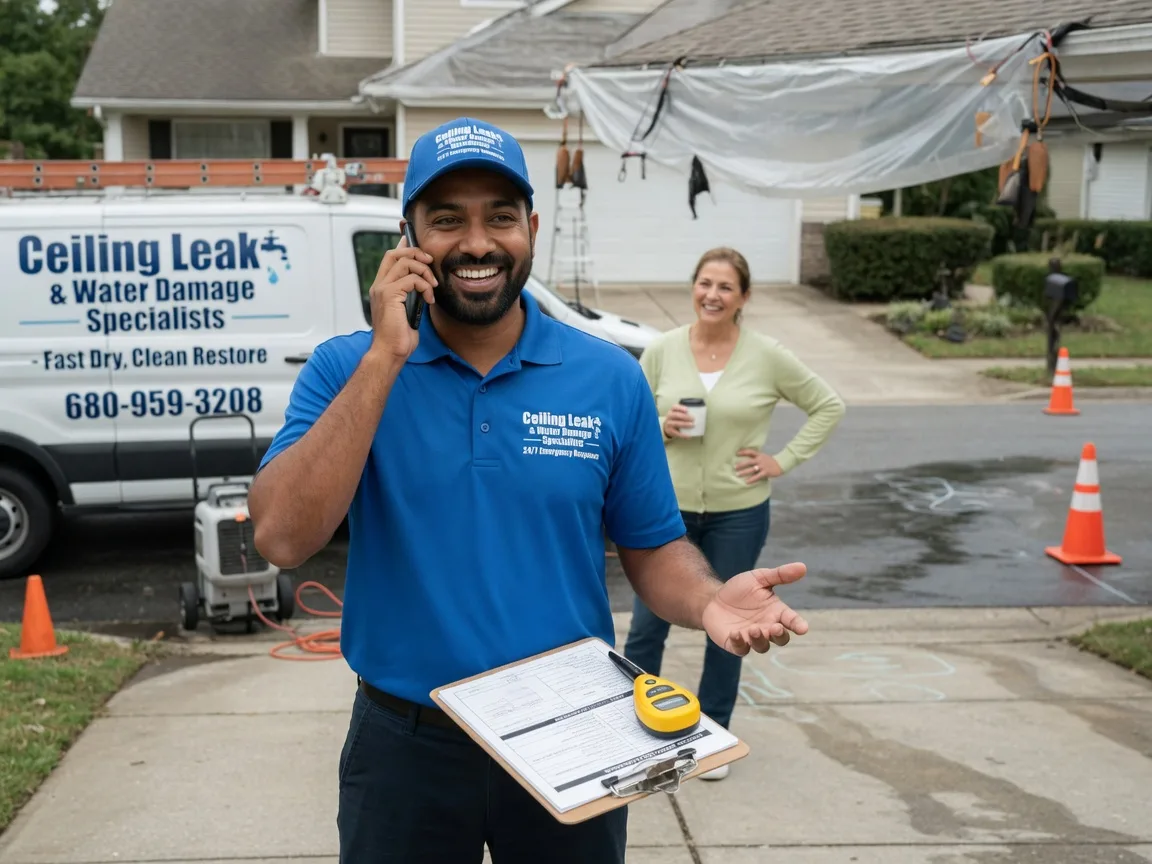 Ceiling Leak Cleanup Creston, IA FAQs